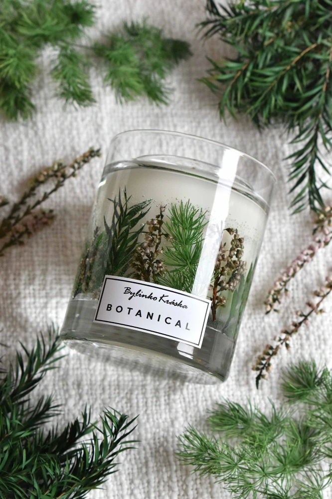 LESNÍ POHÁDKA – BOTANICAL sojová vonná svíčka s květy